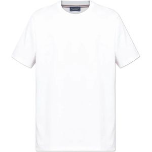 Paul & Shark, Heren, Tops, Wit, Maat: S Katoen,