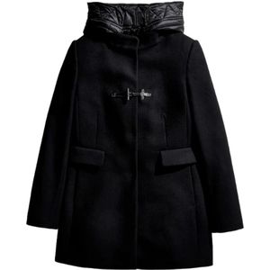 Fay, Dames, Mantels, Zwart, Maat: XS Wol,