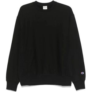 Champion, Heren, Sweatshirts & Hoodies, Zwart, Maat: S Katoen,