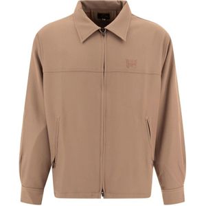 Needles, Heren, Jassen, Beige, Maat: S Poliester,