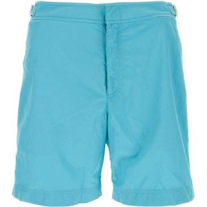 Orlebar Brown, Heren, Badkleding, Blauw, Maat: W30 Nylon,