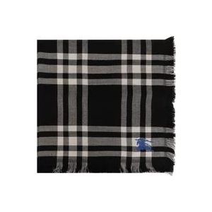 Burberry Wollen sjaal , Black , unisex , Maat: ONE Size