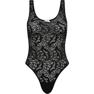 Haute L'Amitié, Dames, Tops, Zwart, Maat: XL Polyamide,