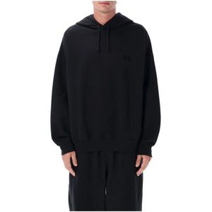 Y-3, Heren, Sweatshirts & Hoodies, Zwart, Maat: XL Katoen,