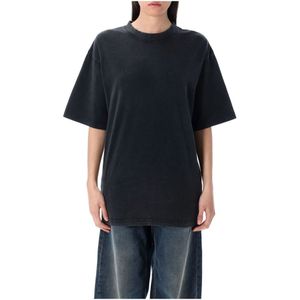 Balenciaga, Dames, Tops, Zwart, Maat: XS Katoen,