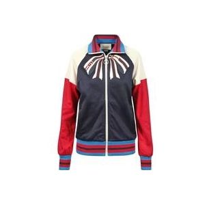 Gucci Boogapplicatie Track Jacket , Multicolor , Dames , Maat: M