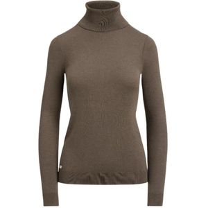 Gebreide pullover met zijde, model 'ZOE'