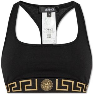 Versace, Dames, Sport, Zwart, Maat: S Katoen,