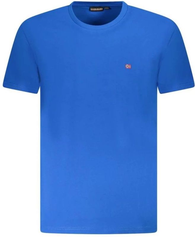 Napapijri - Salis - T-shirt - Katoen - Ronde Kraag - Geborduurd Detail