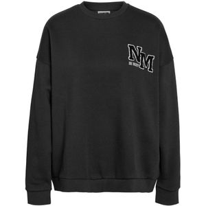 Noisy may - NMBelieve - Sweatshirt - Zwart - Losse Pasvorm