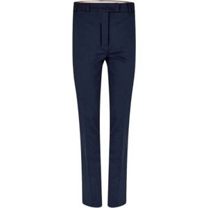 Max Mara, Dames, Broeken, Blauw, Maat: 3XS Viscose,