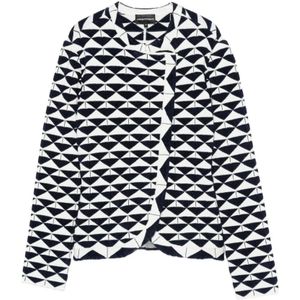 Emporio Armani, Dames, Jassen, Veelkleurig, Maat: M Viscose,