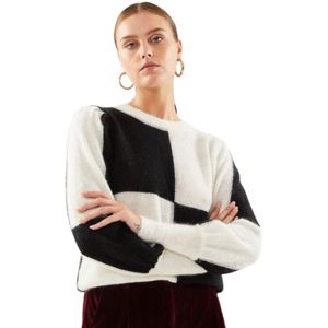 Suncoo, Dames, Truien, Veelkleurig, Maat: L Wol,