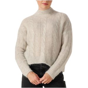 Des Petits Hauts, Dames, Truien, Beige, Maat: XS Wol,