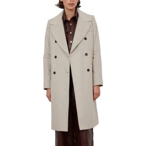 Bad Habits, Dames, Mantels, Beige, Maat: XS Wol,