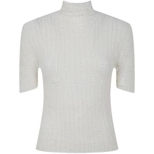 Issey Miyake, Dames, Truien, Wit, Maat: M