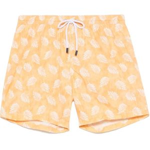 Barba, Heren, Badkleding, Oranje, Maat: L Poliester,