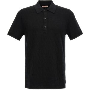 Valentino Garavani, Heren, Tops, Zwart, Maat: 2XL