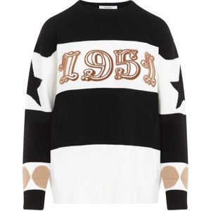 Max Mara - Zwarte Trui - Wol - 70% Schapenwol - 30% Kasjmier