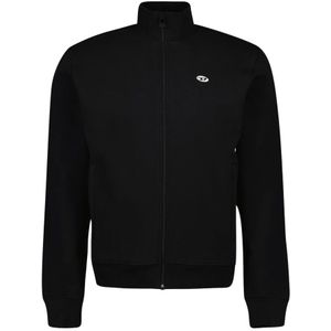 Diesel, Heren, Sweatshirts & Hoodies, Zwart, Maat: L Katoen,