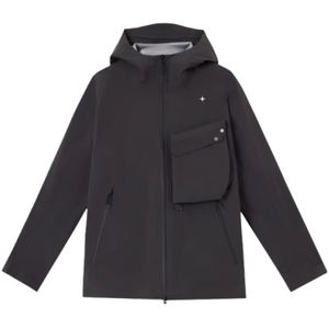 Stone Island, Heren, Jassen, Grijs, Maat: S