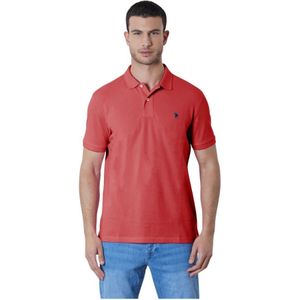 U.s. Polo Assn., Heren, Tops, Bruin, Maat: M Katoen,