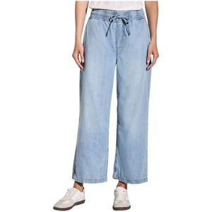 Jeans - Light Blue - Met Elastische Band en Rijgkoord