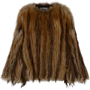 Yves Salomon, Dames, Jassen, Veelkleurig, Maat: L Poliester,