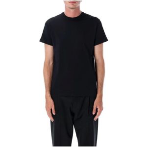 Jil Sander, Heren, Tops, Zwart, Maat: XL Katoen,