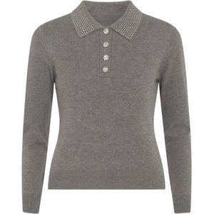 Fracomina, Dames, Tops, Grijs, Maat: XL Wol,