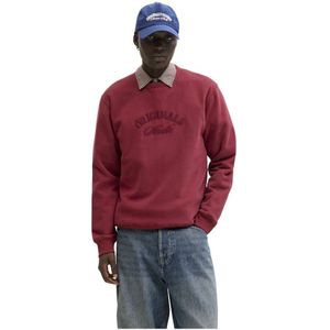 Jack & Jones, Heren, Sweatshirts & Hoodies, Rood, Maat: 2XL