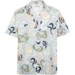 Lanvin, Heren, Overhemden, Veelkleurig, Maat: L Katoen,