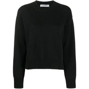 Valentino, Dames, Truien, Zwart, Maat: XL Kasjmier,