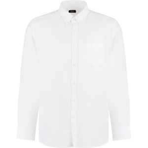 Paul & Shark, Heren, Overhemden, Wit, Maat: 3XL Katoen,
