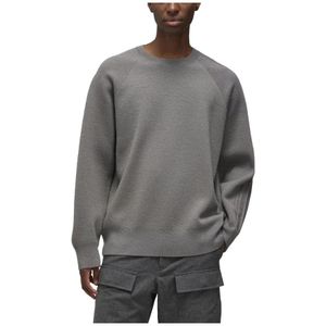 Adidas, Heren, Sweatshirts & Hoodies, Grijs, Maat: M Wol,