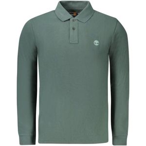 Timberland - Groen Katoenen Poloshirt - Heren - Slim-fit