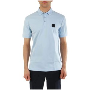 Hugo, Heren, Tops, Blauw, Maat: L