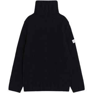 MM6 Maison Margiela, Heren, Truien, Zwart, Maat: M Wol,