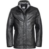Bugatti, Heren, Jassen, Zwart, Maat: L Leer,