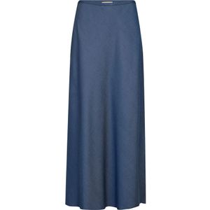 Mos Mosh - Mmbias Denim Long Skirt - Spijkerrok - Blauw
