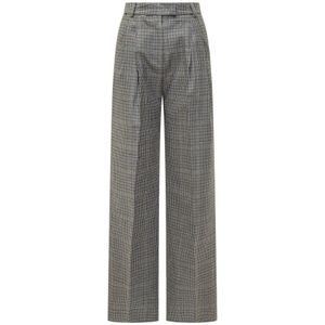 DES Phemmes, Dames, Broeken, Grijs, Maat: 2XS Leer,