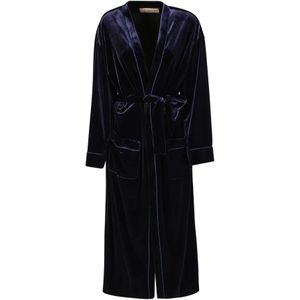 Blanca Vita, Dames, Nachtkleding & Lounge, Blauw, Maat: M Velours,
