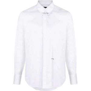 Dsquared2, Heren, Overhemden, Wit, Maat: M
