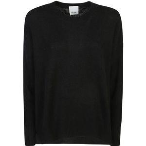 Allude, Dames, Truien, Zwart, Maat: XS Kasjmier,