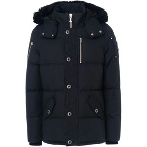 Moose Knuckles, Heren, Jassen, Blauw, Maat: M Poliester,