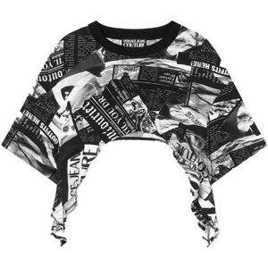 Versace Jeans Couture, Dames, Tops, Veelkleurig, Maat: M Jersey,