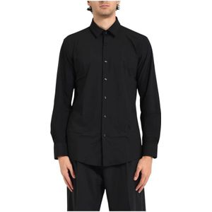 Hugo, Heren, Overhemden, Zwart, Maat: M Polyamide,