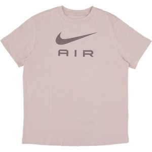 Nike Coral Chalk Air Tee Sportkleding , Beige , Dames , Maat: M