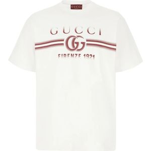 Gucci, Heren, Tops, Beige, Maat: S Katoen,