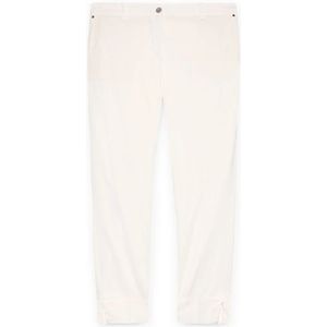 Fiorella Rubino, Dames, Broeken, Wit, Maat: XL Katoen,